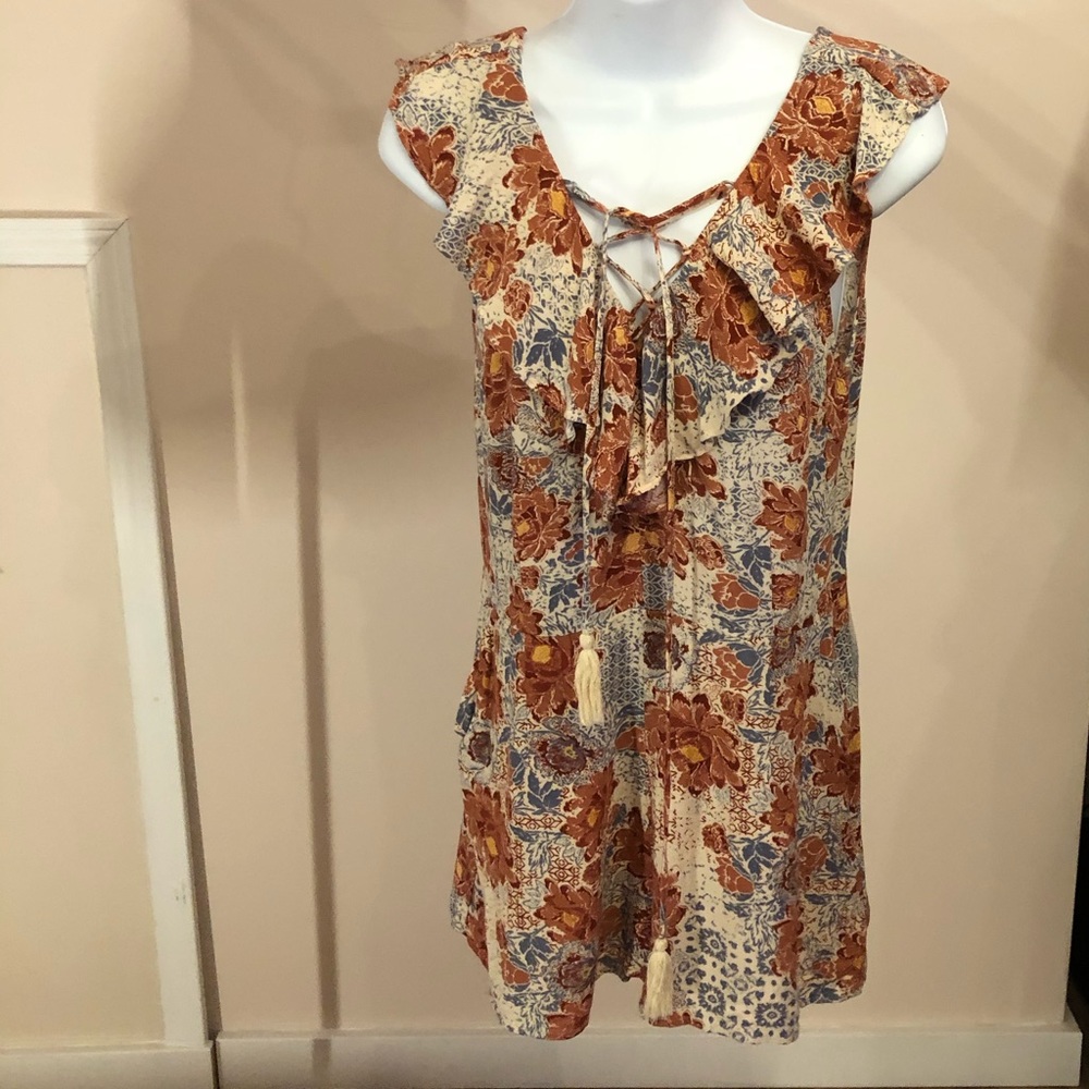 Kendall & Kylie Dainty Lace Front Romper